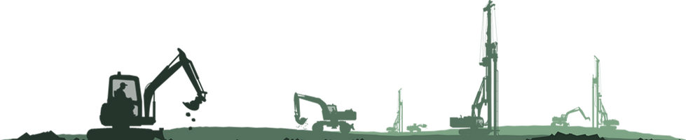 Piling Company Skyline lllustration