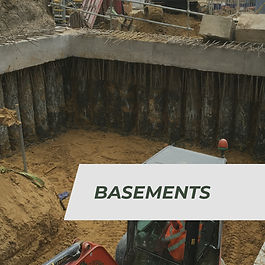 Piling for basement